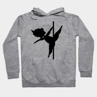 Pole Fitness | Body Confidence | Pole Dancer Silhouette Hoodie